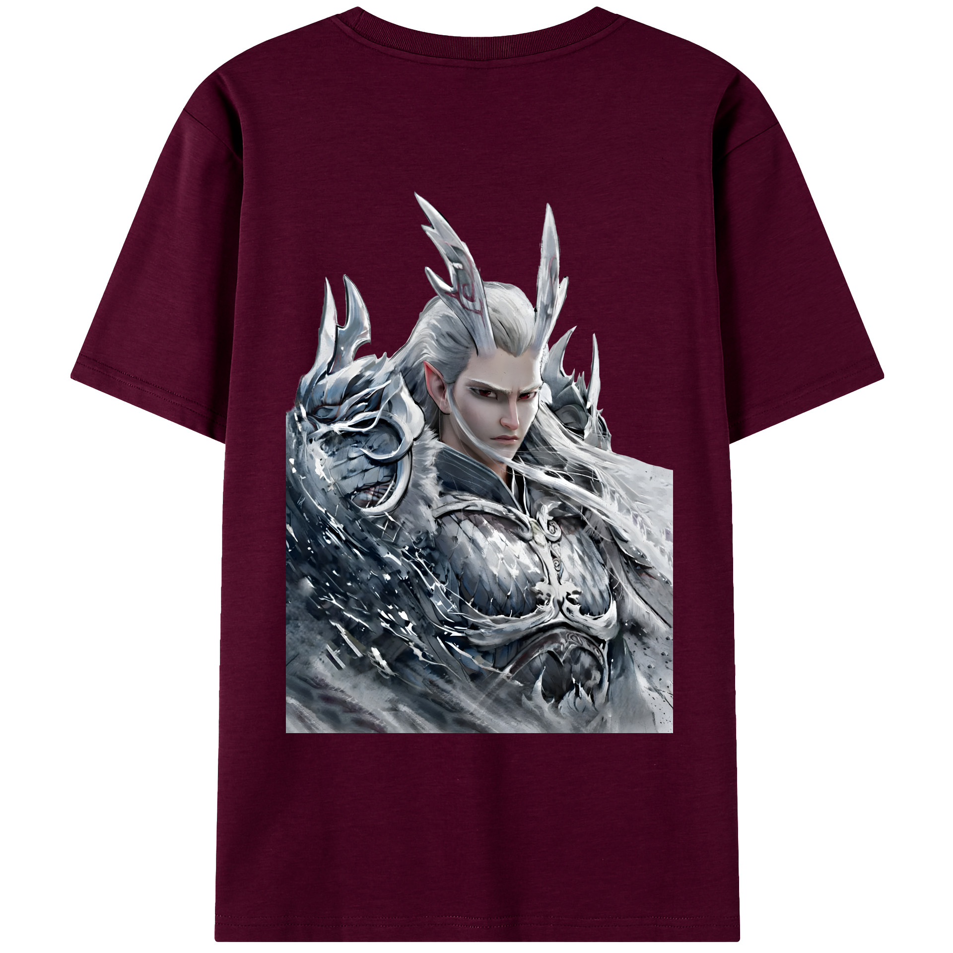 （画像用） Ne Zha 2 ナタ 魔童の大暴れ レディース半袖Tシャツ(バックプリント)